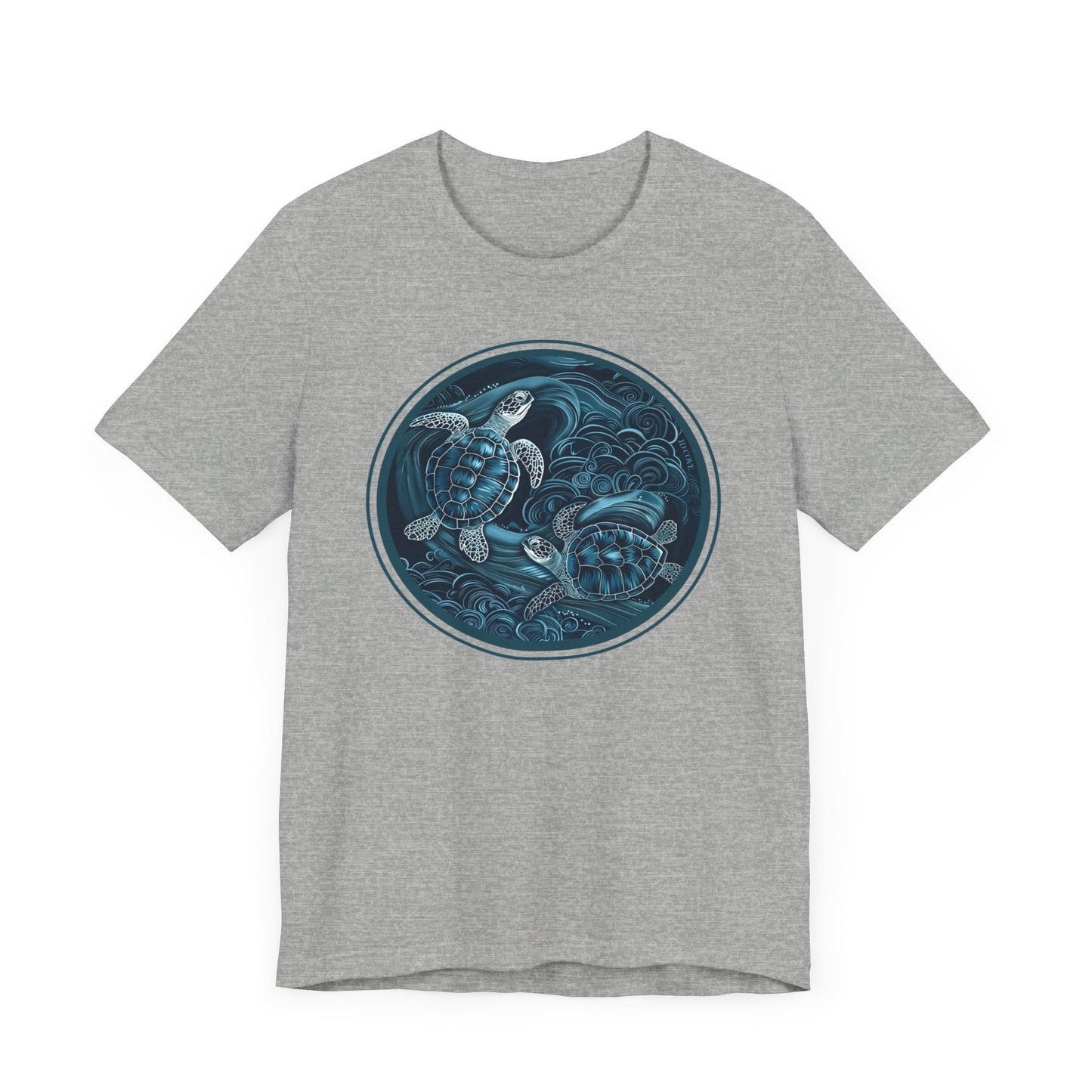 Mystic Sea Turtles Graphic Tee - Unisex Eco-Friendly Cotton Shirt by JD Cove