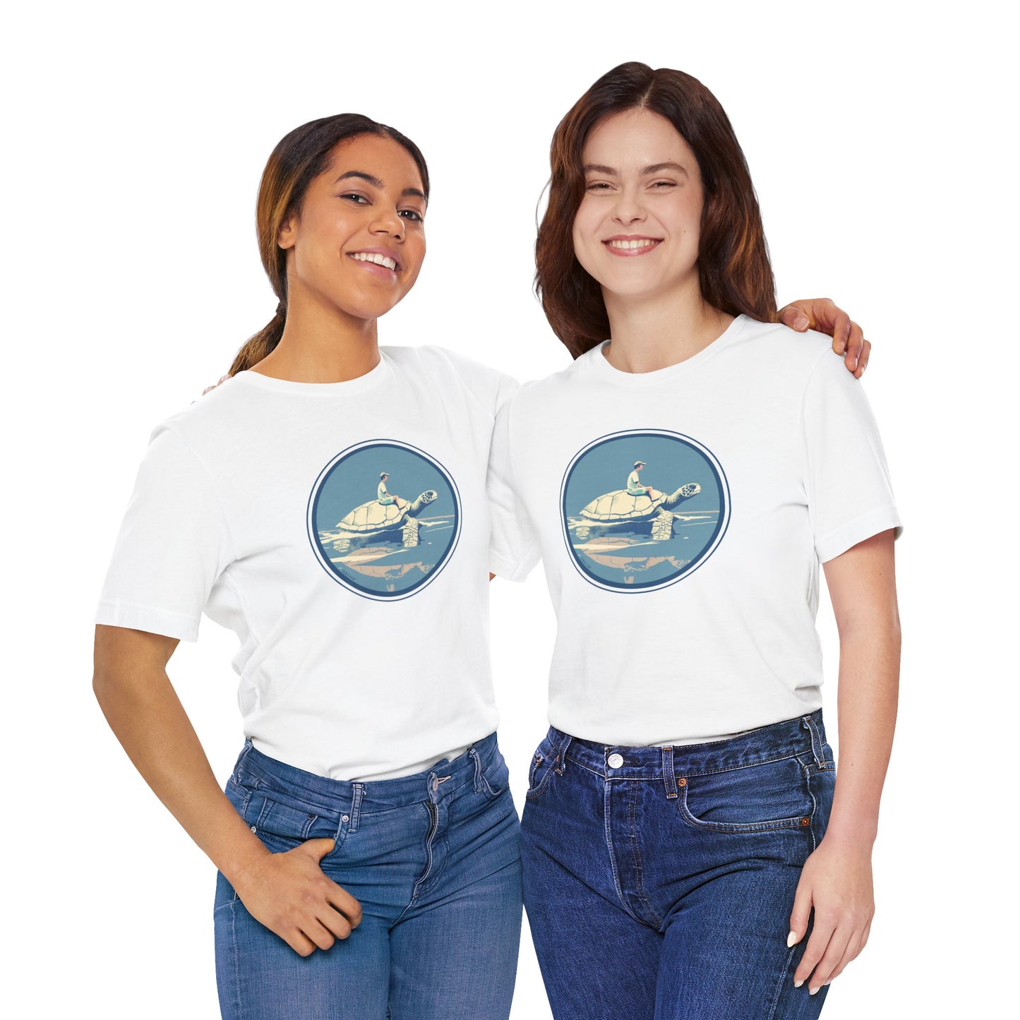 Traveler Sea Turtles Graphic Tee - Unisex Eco-Friendly Cotton Shirt by JD Cove