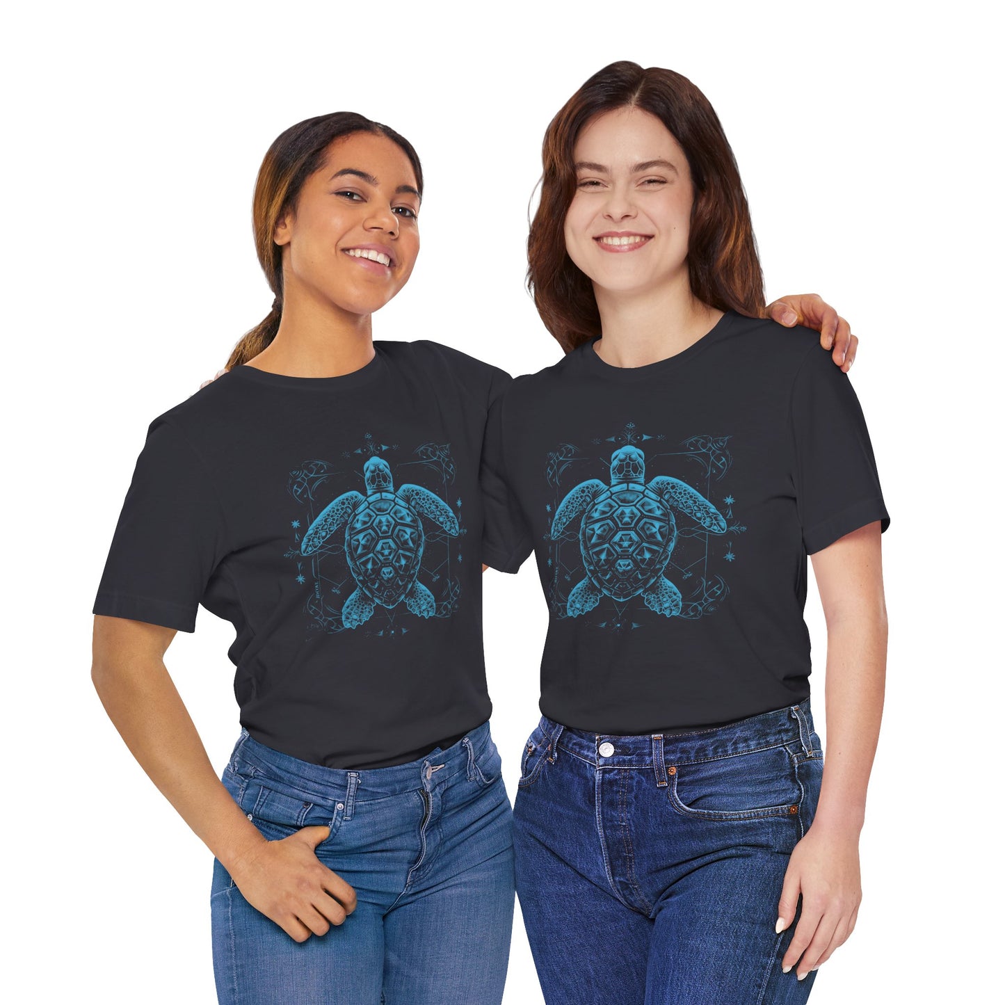 Wise Sea Turtle Graphic Tee - Unisex Eco-Friendly Cotton Shirt by JD Cove